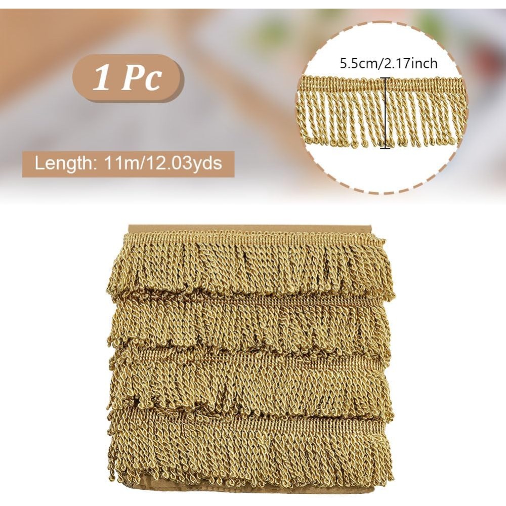 12 Yardsx2.2Inch Fringe Trim C - Art Craft Activity recensie en prijs