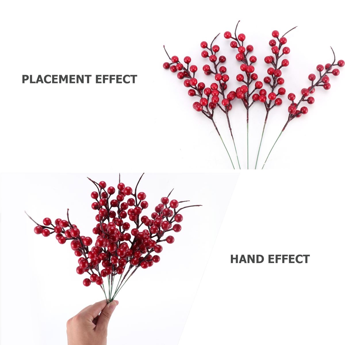 10Pcs Artificial Flower Branch - Art And Craft For Xmas recensie en prijs