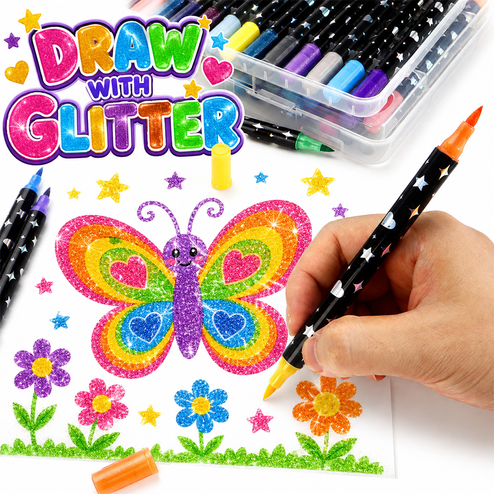 12/24/36/48/60 Pcs Dual Tip Gl - Illustration Marker Set recensie en prijs