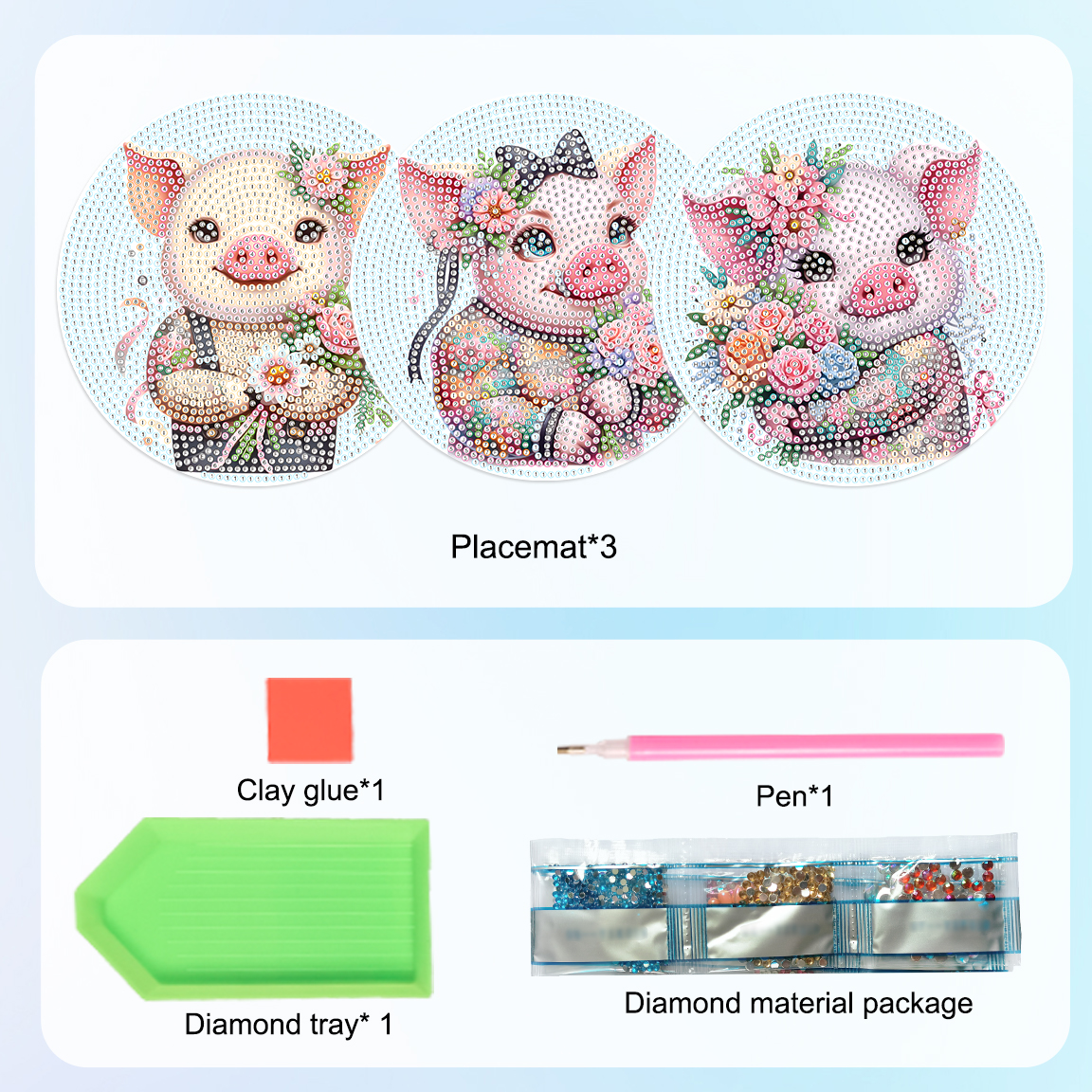 3Pcs Diamond Art Painting Plac - Art Craft Kitchen recensie en prijs