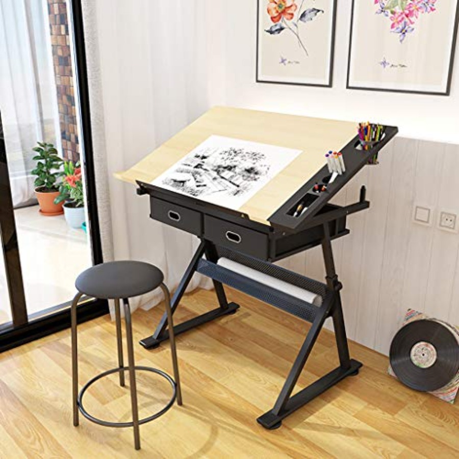 Drafting Table with Storage He - Art & Craft Job Vacancies recensie en prijs