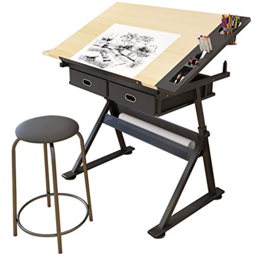 Drafting Table with Storage He - Art & Craft Job Vacancies recensie en prijs