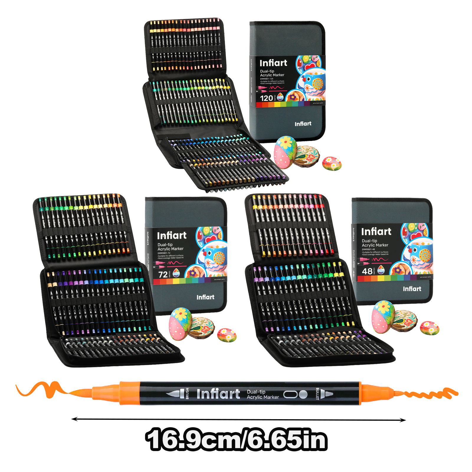 Dual-Tip Acrylic Marker Set wi - Illustration Marker Set recensie en prijs