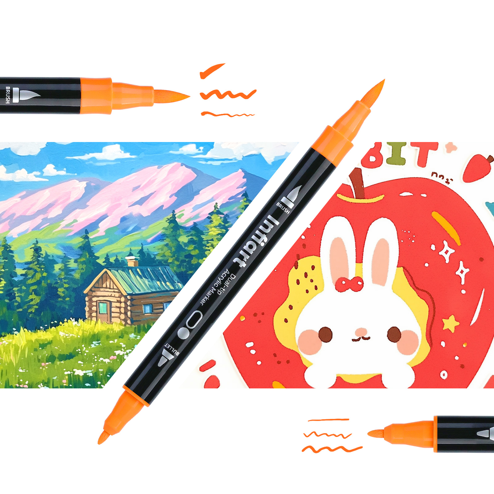 Dual-Tip Acrylic Marker Set wi - Illustration Marker Set recensie en prijs