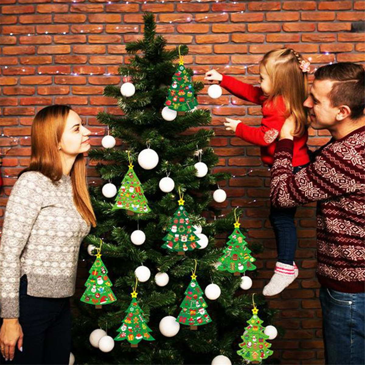 A11I 24PCS Christmas Tree DIY  - Art And Craft For Xmas recensie en prijs
