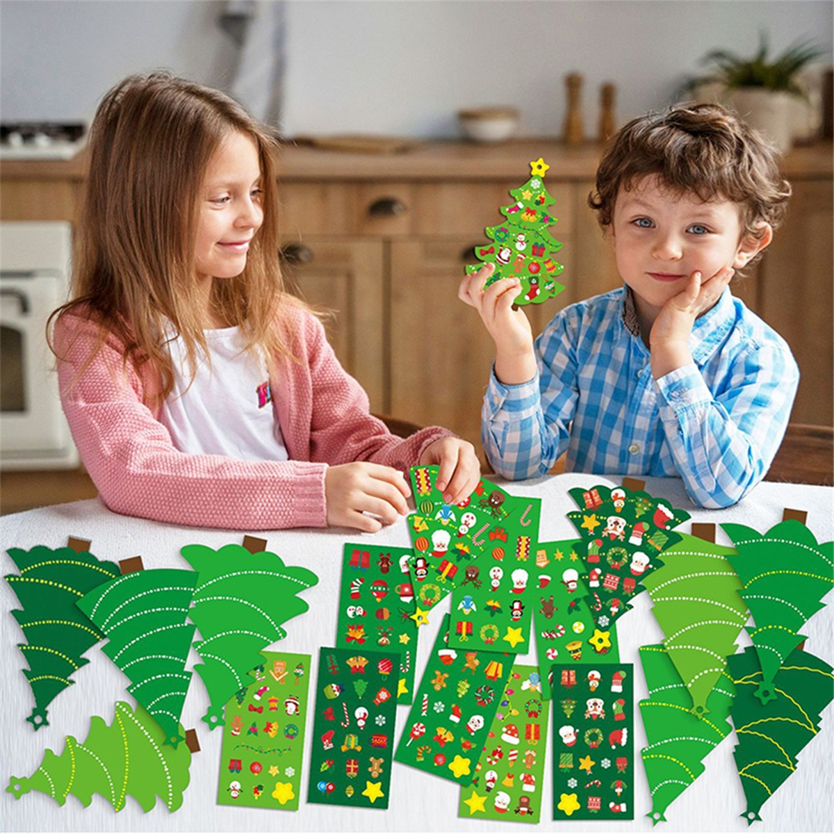 A11I 24PCS Christmas Tree DIY  - Art And Craft For Xmas recensie en prijs