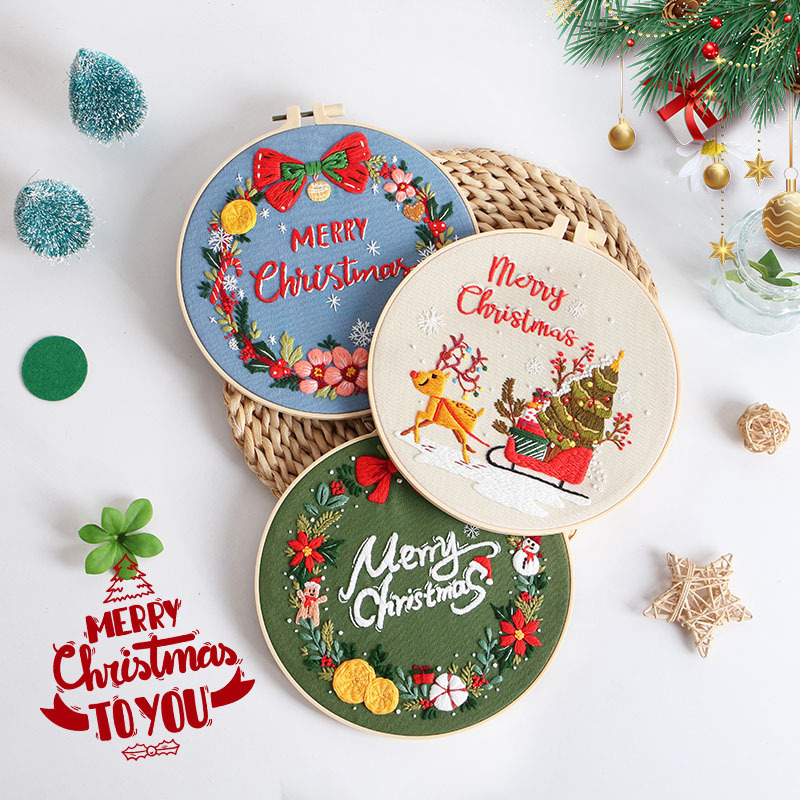 Merry Christmas DIY Embroidery - Art And Craft For Xmas recensie en prijs