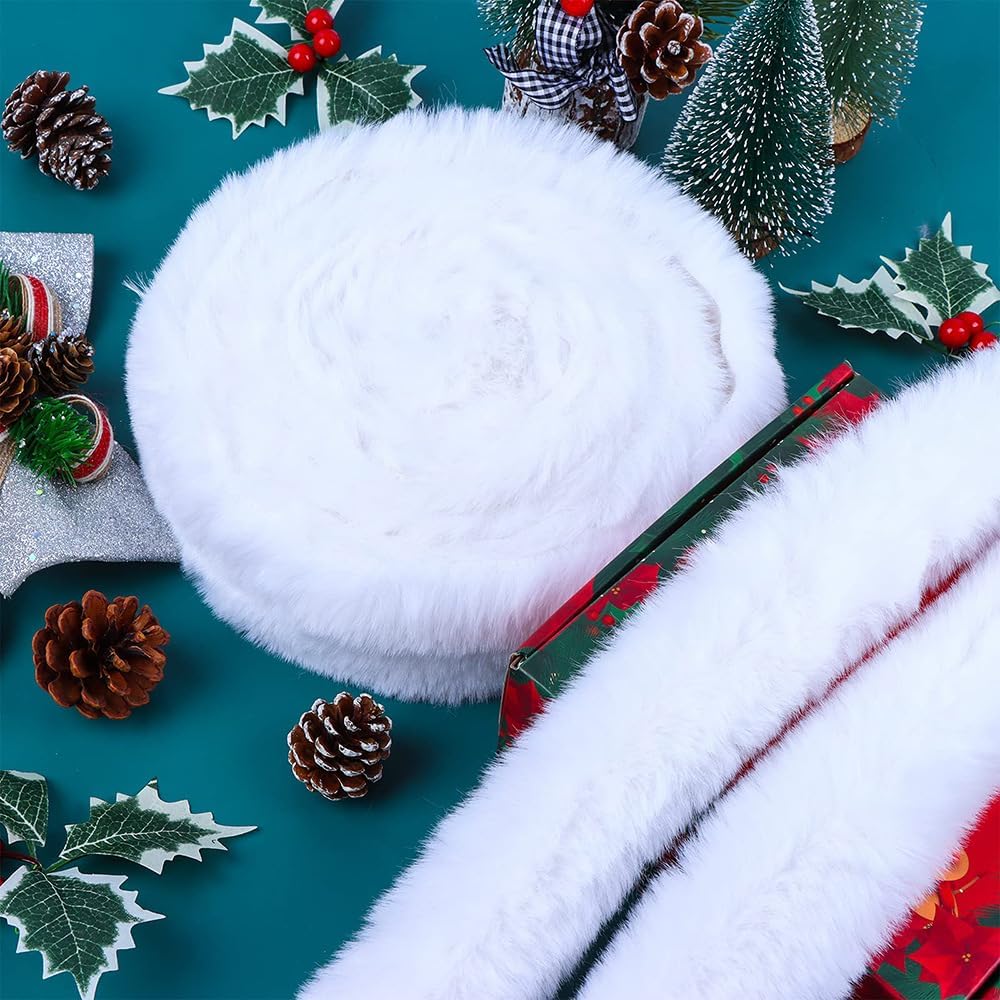Faux Fur Ribbon Mink Woolen St - Art And Craft For Xmas recensie en prijs