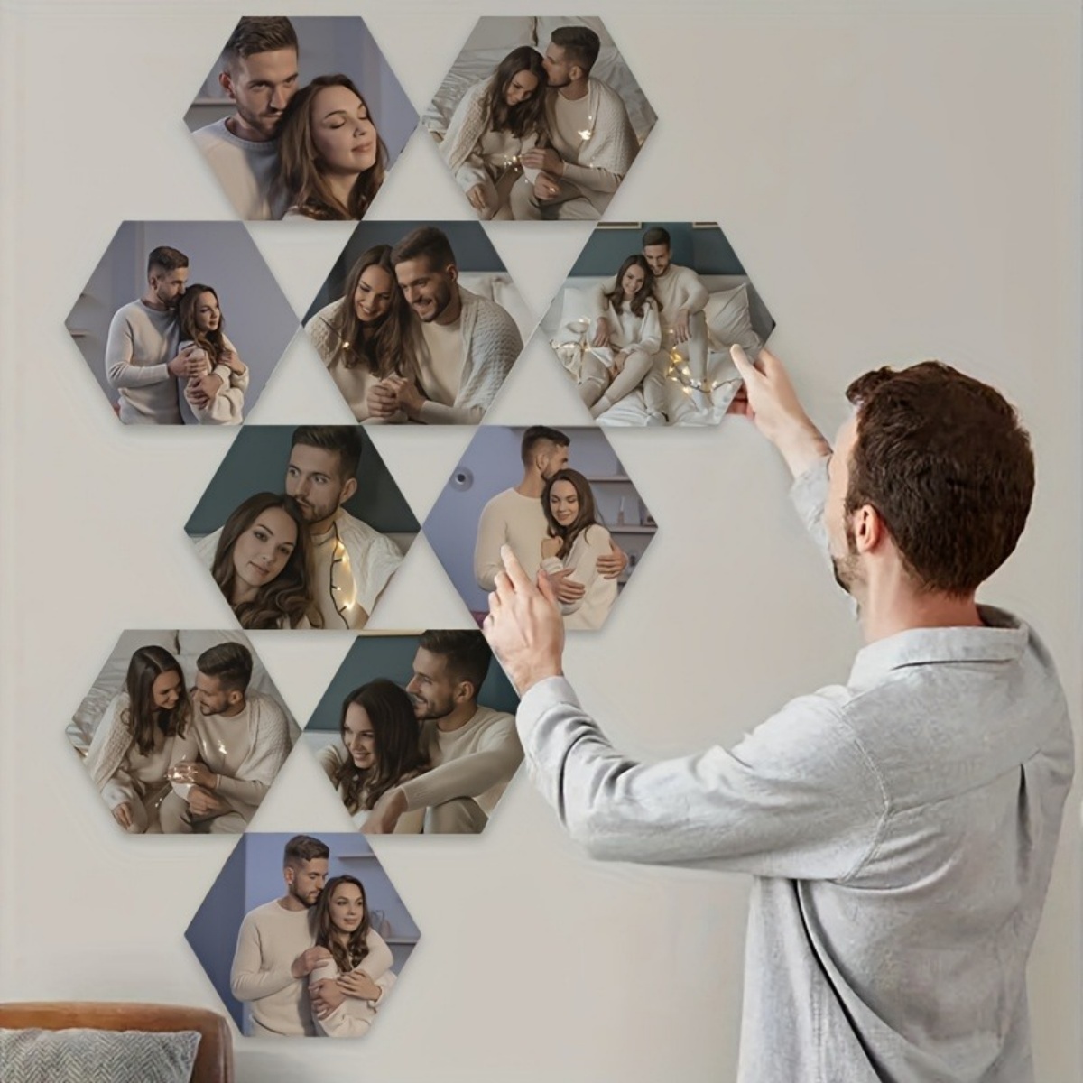 Custom Wall Decor — Modern Hex - Art Craft Christmas recensie en prijs