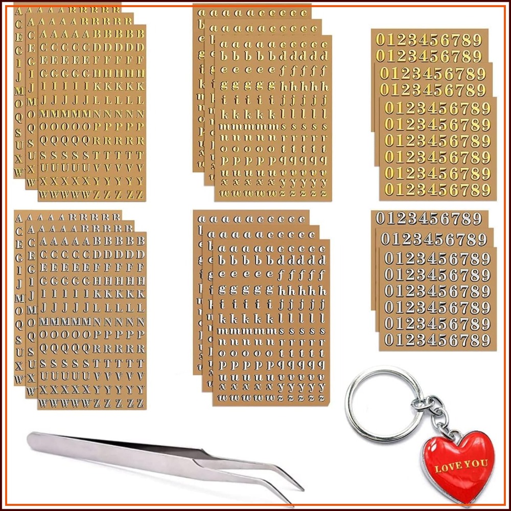 18 Sheets Mini Gold/Silver Gli - Art Craft Letter A recensie en prijs