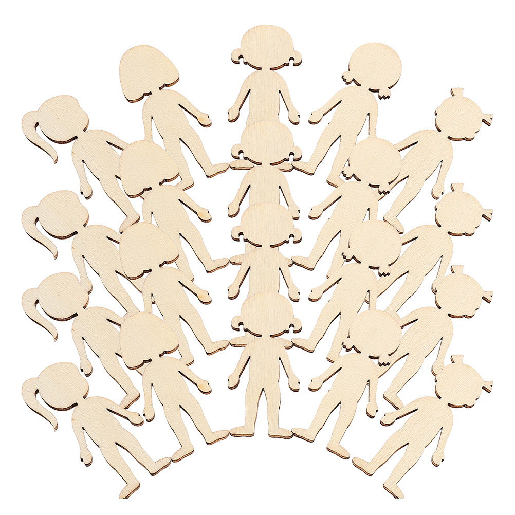 100Pcs Girls Wooden Craft Cuto - Art Craft For Kindergarten recensie en prijs