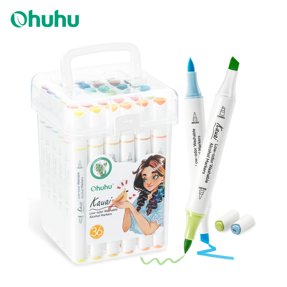 Ohuhu Kauai 36 Colors Marker P - Illustration Marker Set recensie en prijs