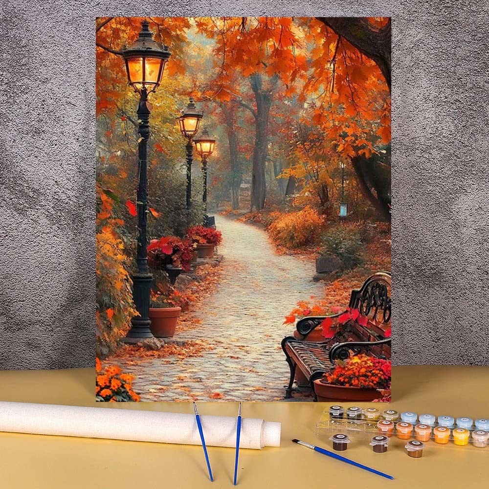 1pc frameless 20x30cm Paint By - Art And Craft Autumn recensie en prijs