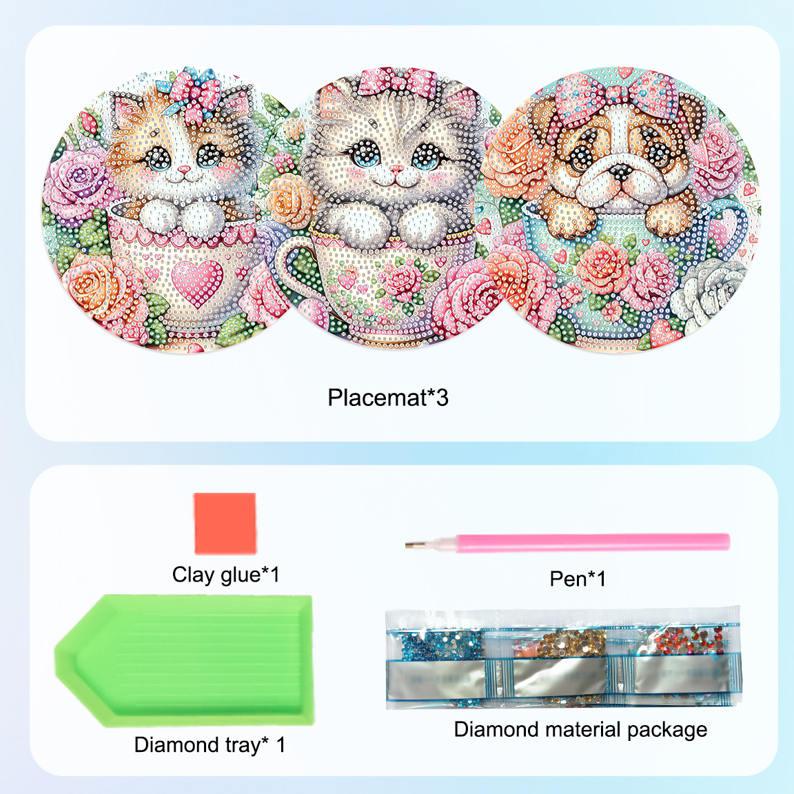 3Pcs Diamond Art Painting Plac - Art Craft Kitchen recensie en prijs