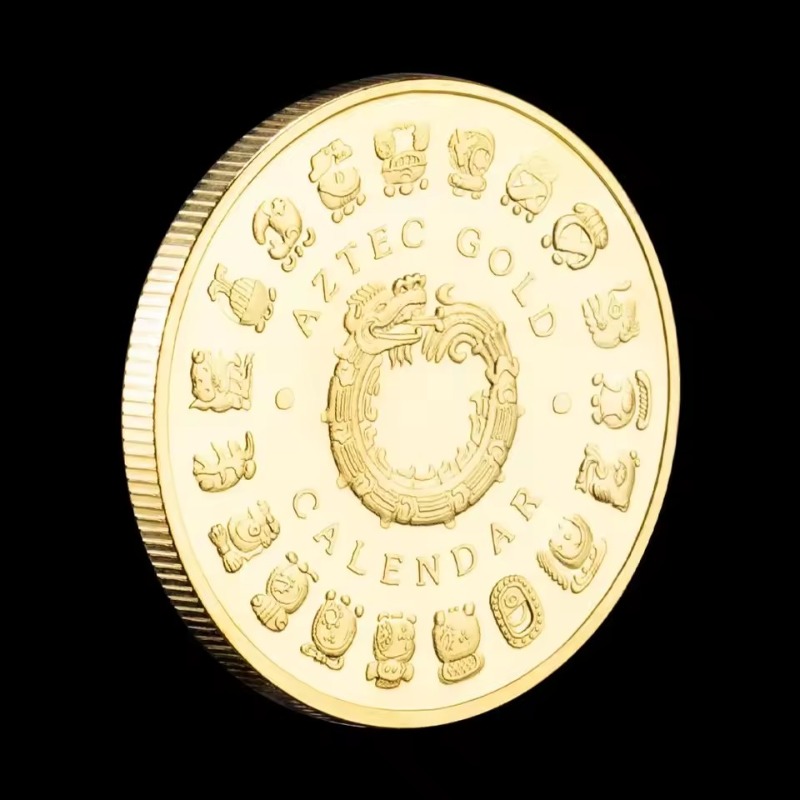 Gold Plated Mayan Aztec Calend - Art Craft Letter A recensie en prijs
