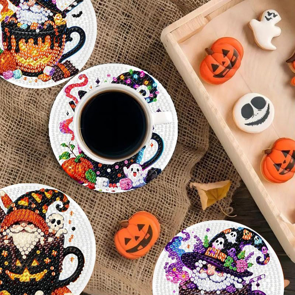 8PCS 5D Halloween Gnome Diamon - Craft Art Set recensie en prijs