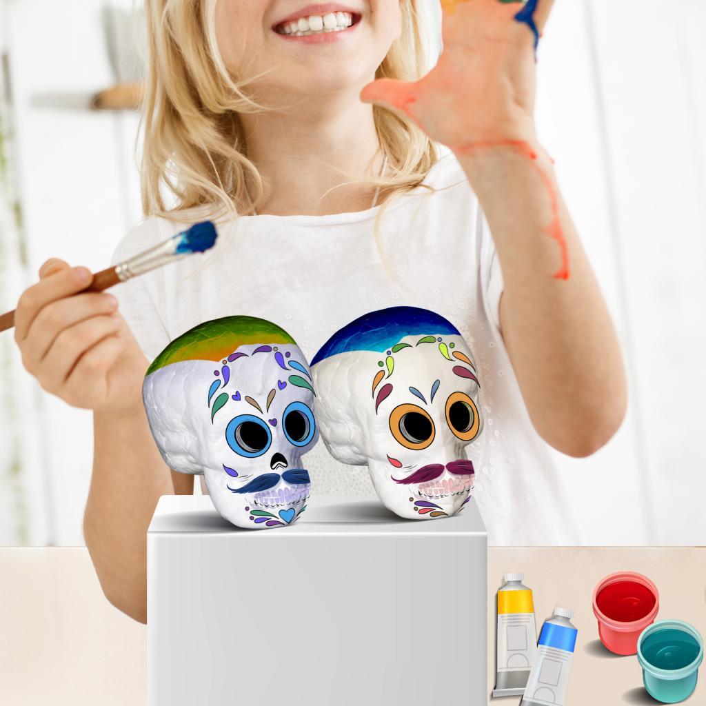 Moldable Craft Foam Skull Shap - Art Craft For Kindergarten recensie en prijs