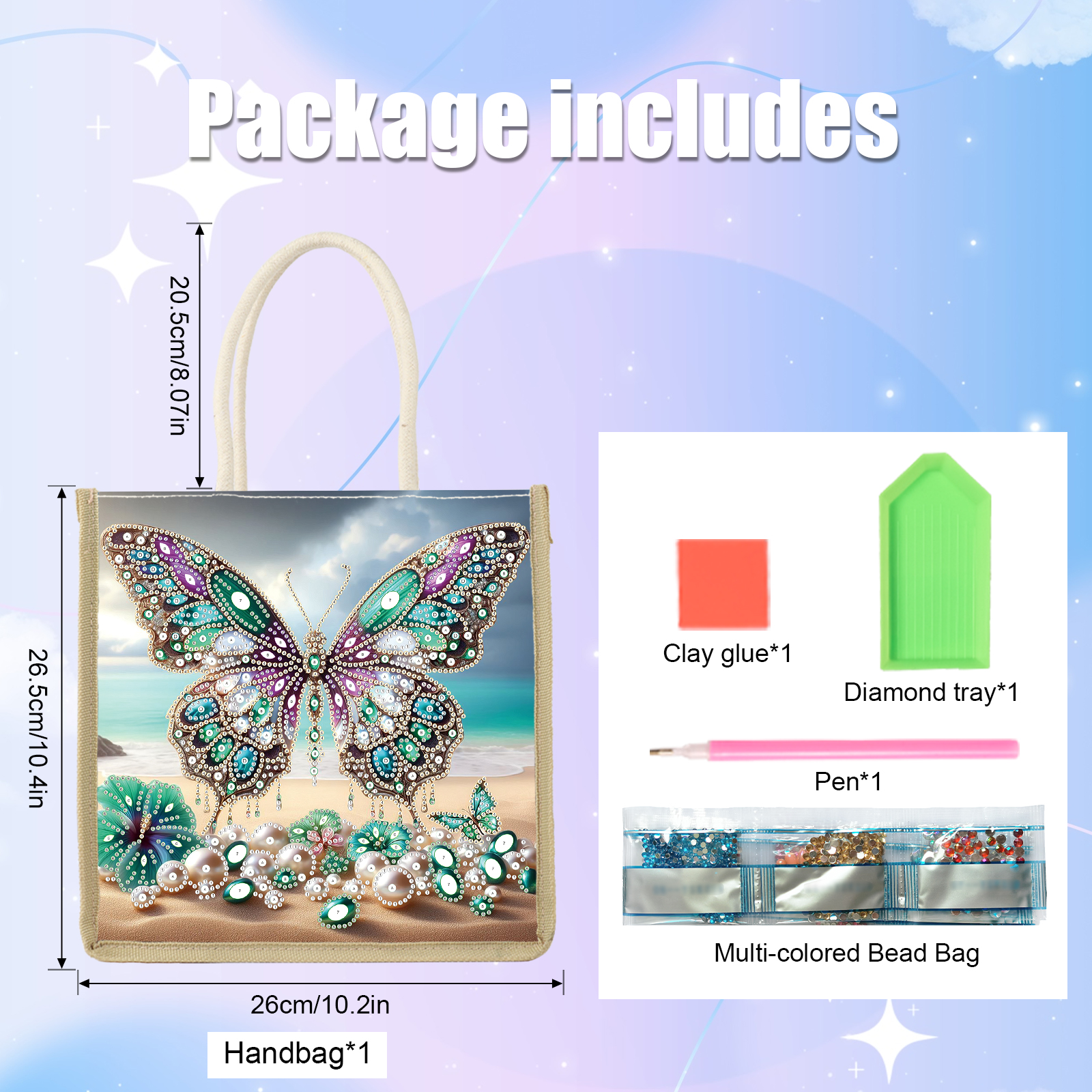 Diamond Art Painting Handbag K - Art Craft Handmade recensie en prijs