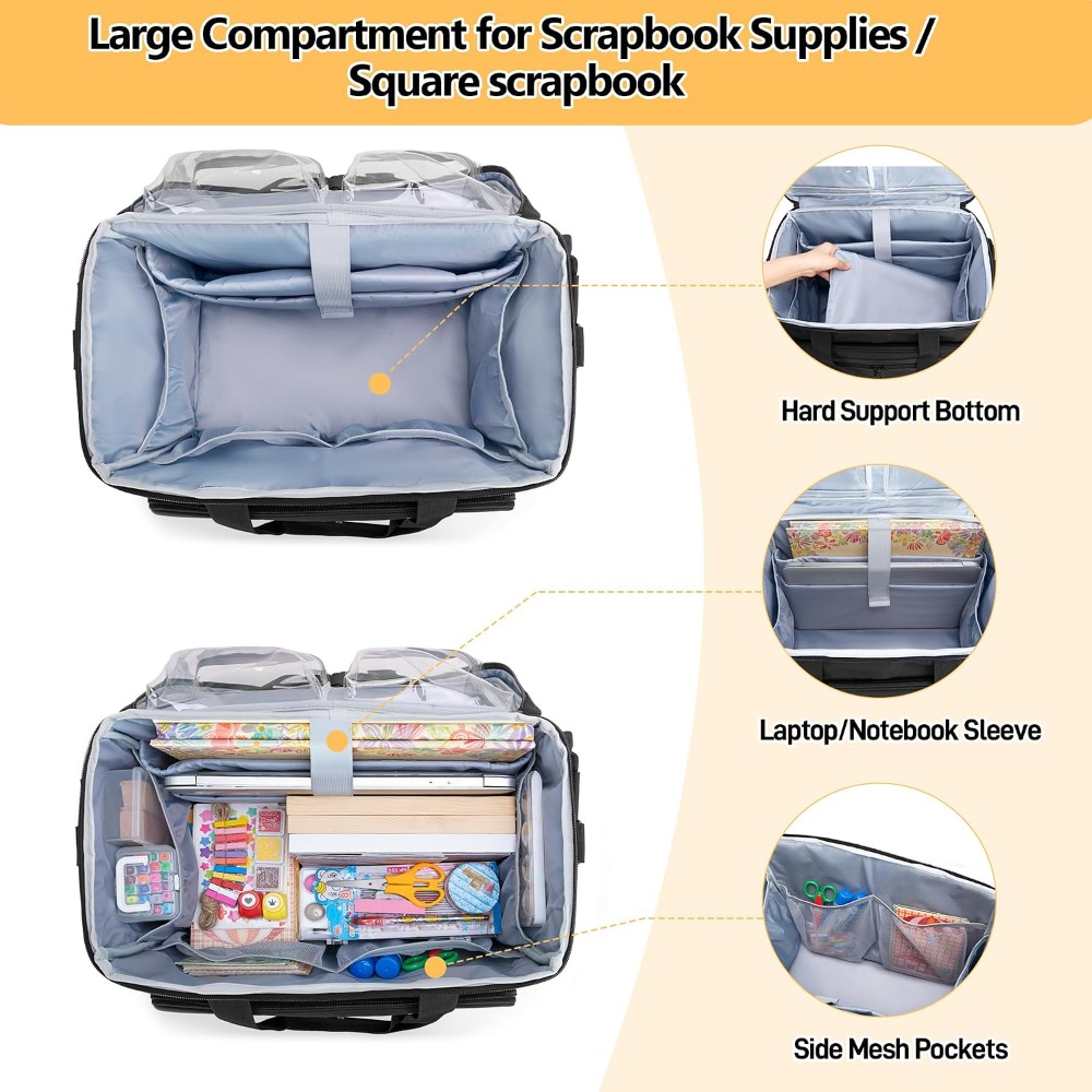 Rolling Scrapbook Tote with Ex - Art Craft Activity recensie en prijs