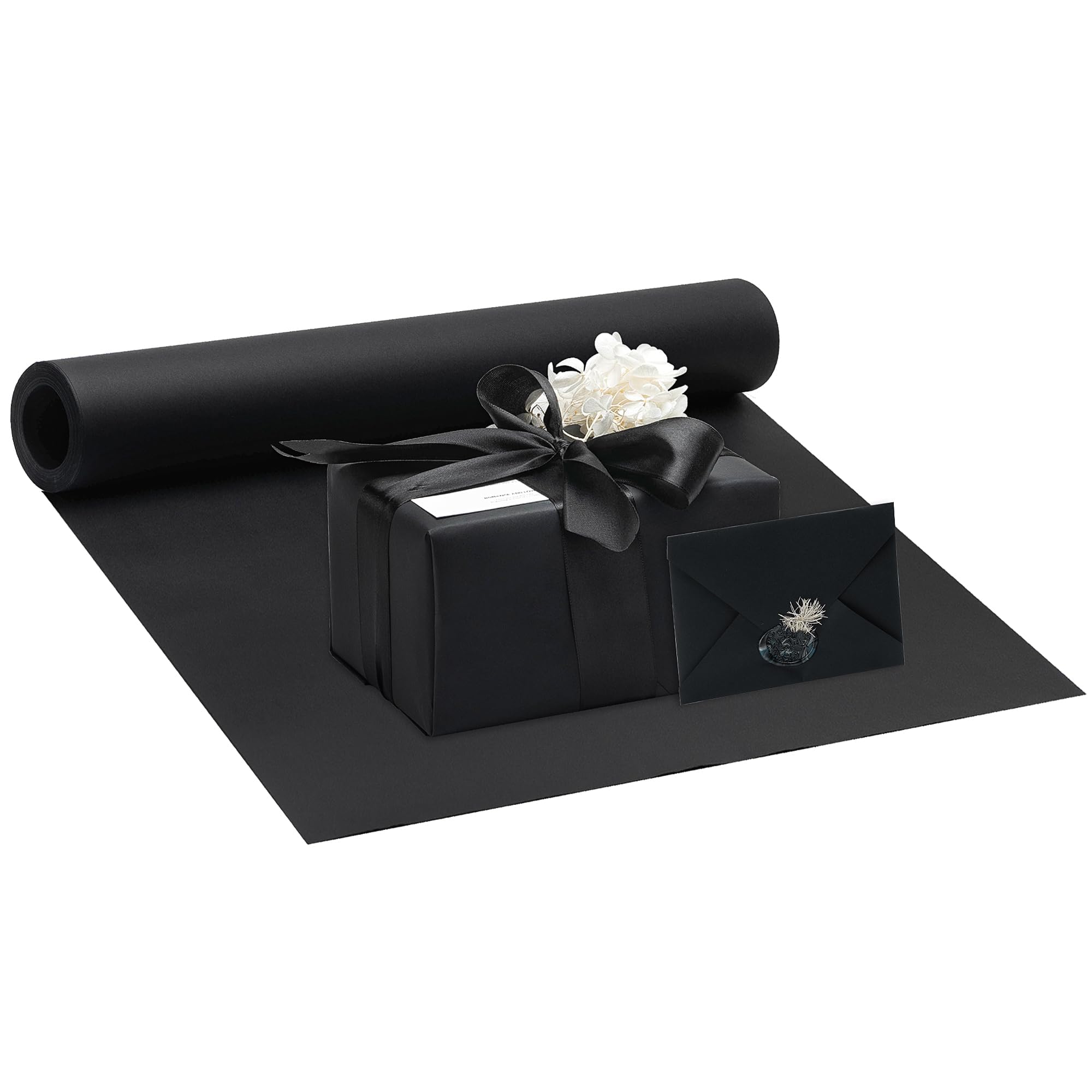 kraft paper Black Wrapping Pap - Wallpaper Art And Craft recensie en prijs