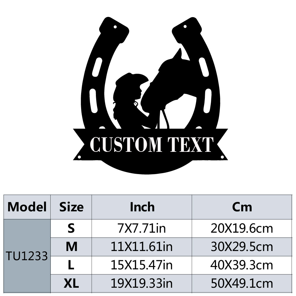 1pc Fashion Customized Horsesh - Art Craft Christmas recensie en prijs