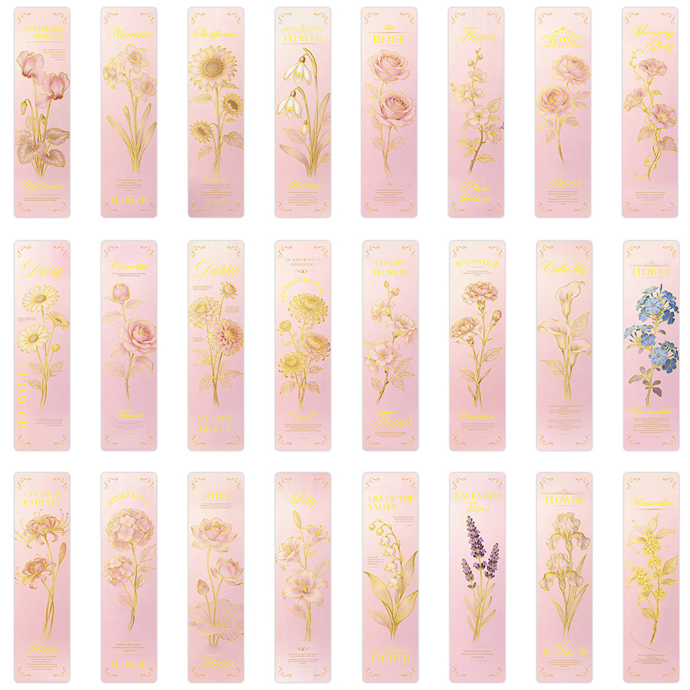 24Pcs/Set Vintage Flower Bookm - Illustration Marker Set recensie en prijs