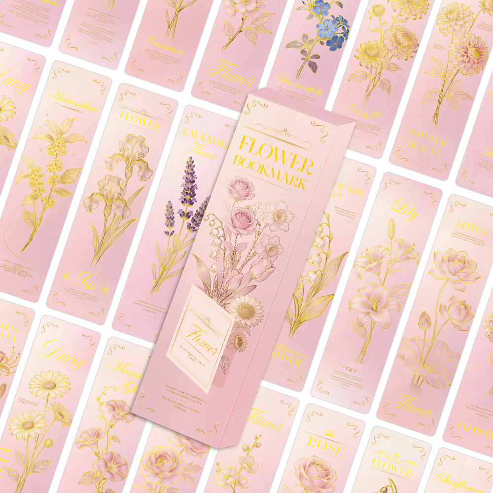 24Pcs/Set Vintage Flower Bookm - Illustration Marker Set recensie en prijs