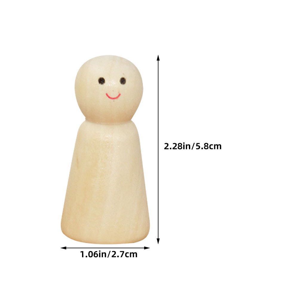 10pcs Diy Wooden Peg Unfinishe - Art Craft Class recensie en prijs