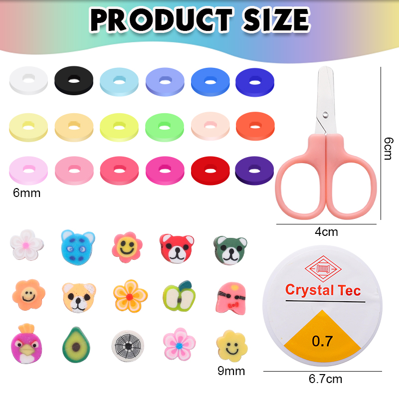 Clay Beads Bracelet Making Kit - Art Craft Letter A recensie en prijs