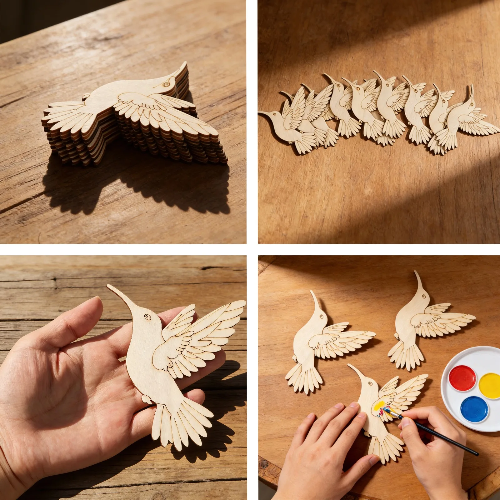 10pcs Unfinished Wood Animal B - Art & Craft Job Vacancies recensie en prijs