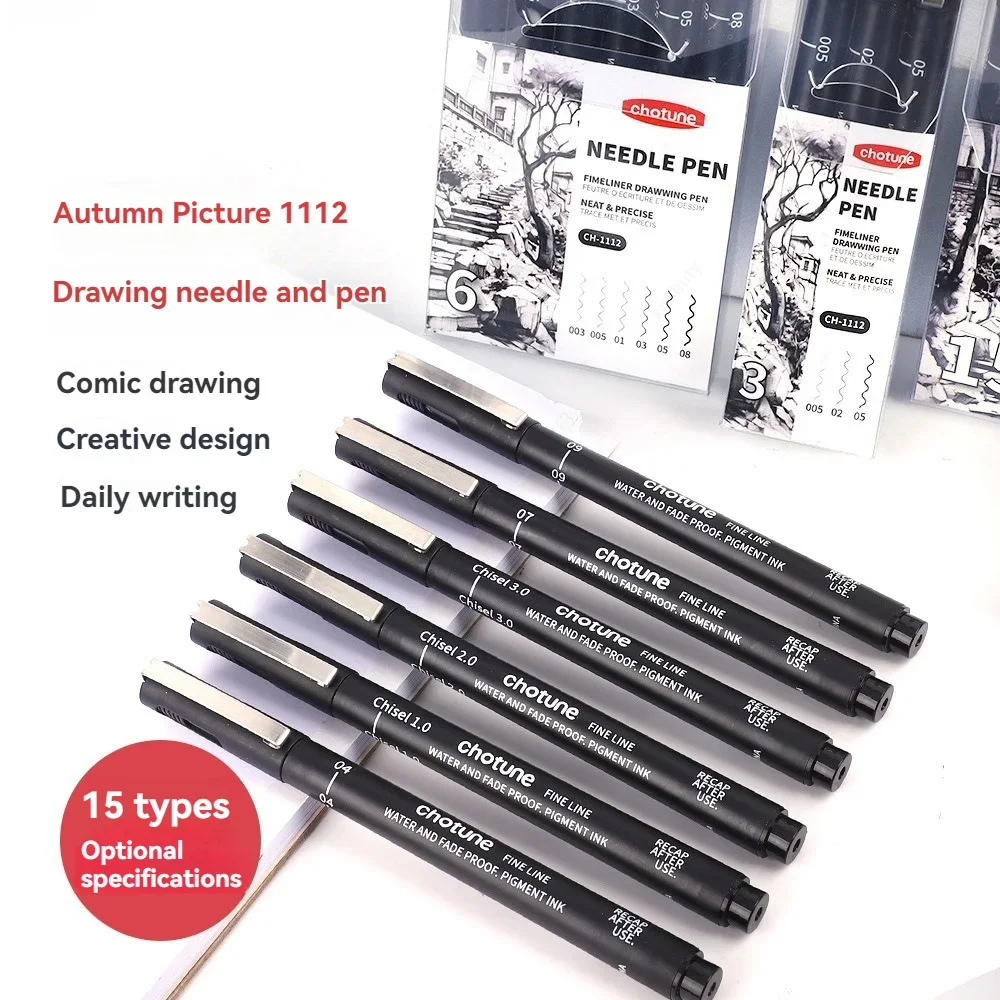 Black Micro Pens,15 Sizes,Wate - Illustration Marker Set recensie en prijs