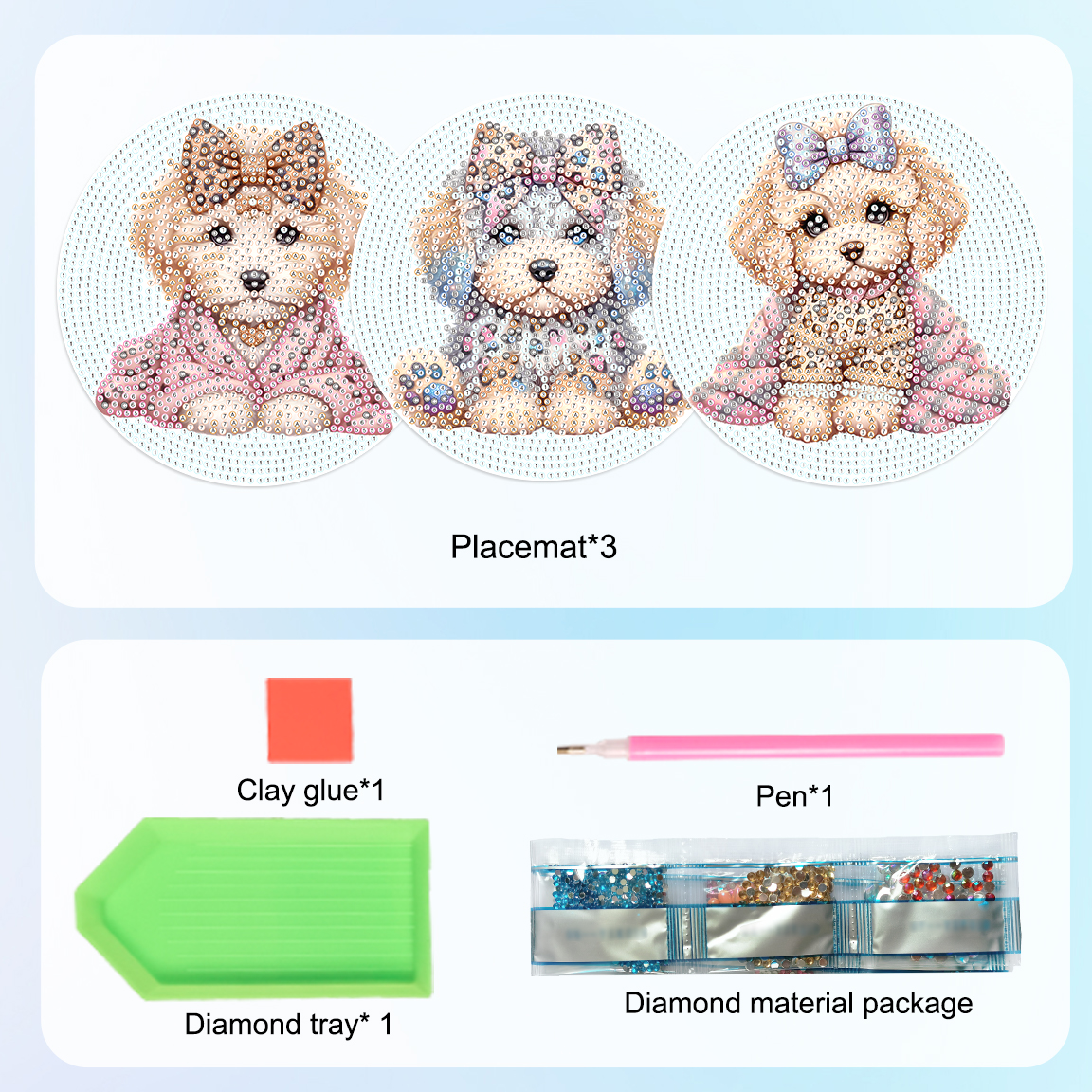 3Pcs Diamond Art Painting Plac - Art Craft Kitchen recensie en prijs