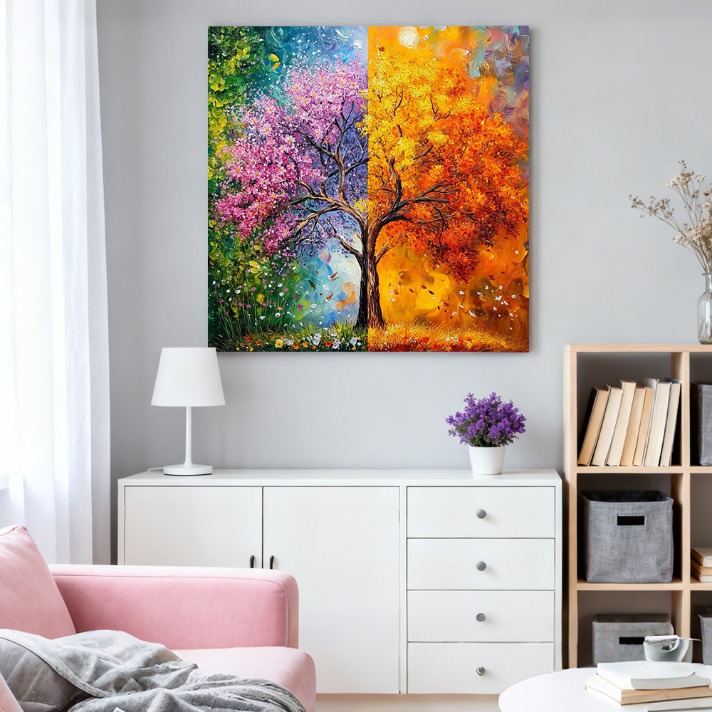 HUACAN Diamond Art Square Tree - Art And Craft Autumn recensie en prijs