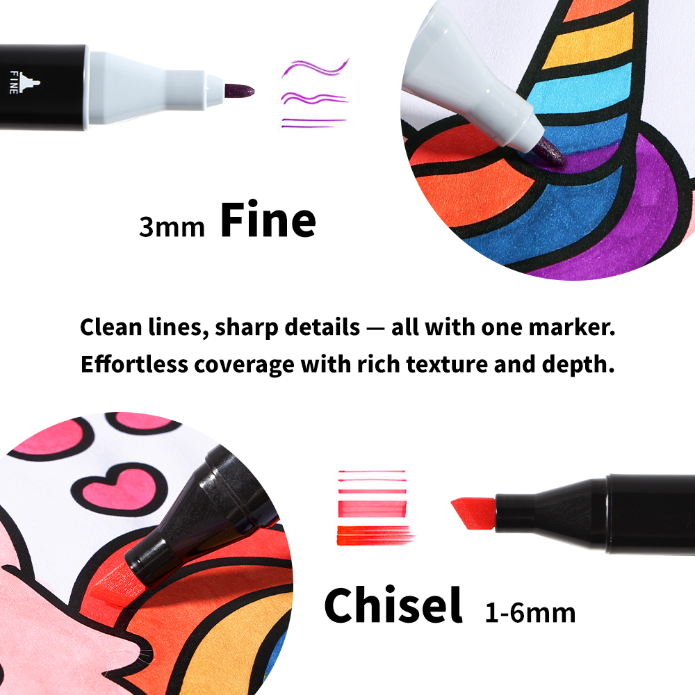 Nicetrue Dual Tip Illustration - Illustration Marker Set recensie en prijs