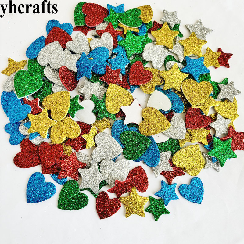 150PCS/LOT.Glitter star and he - Art Craft For Kindergarten recensie en prijs