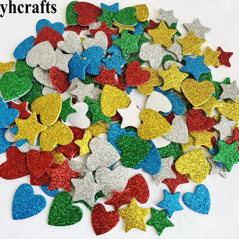 150PCS/LOT.Glitter star and he - Art Craft For Kindergarten recensie en prijs