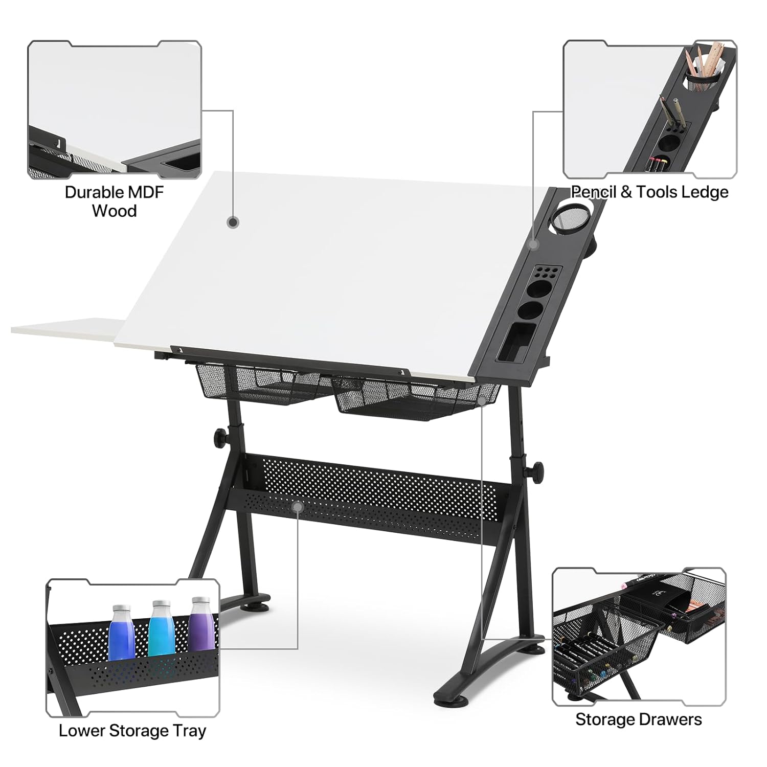 Art Deco Drafting Table, Heigh - Art & Craft Job Vacancies recensie en prijs