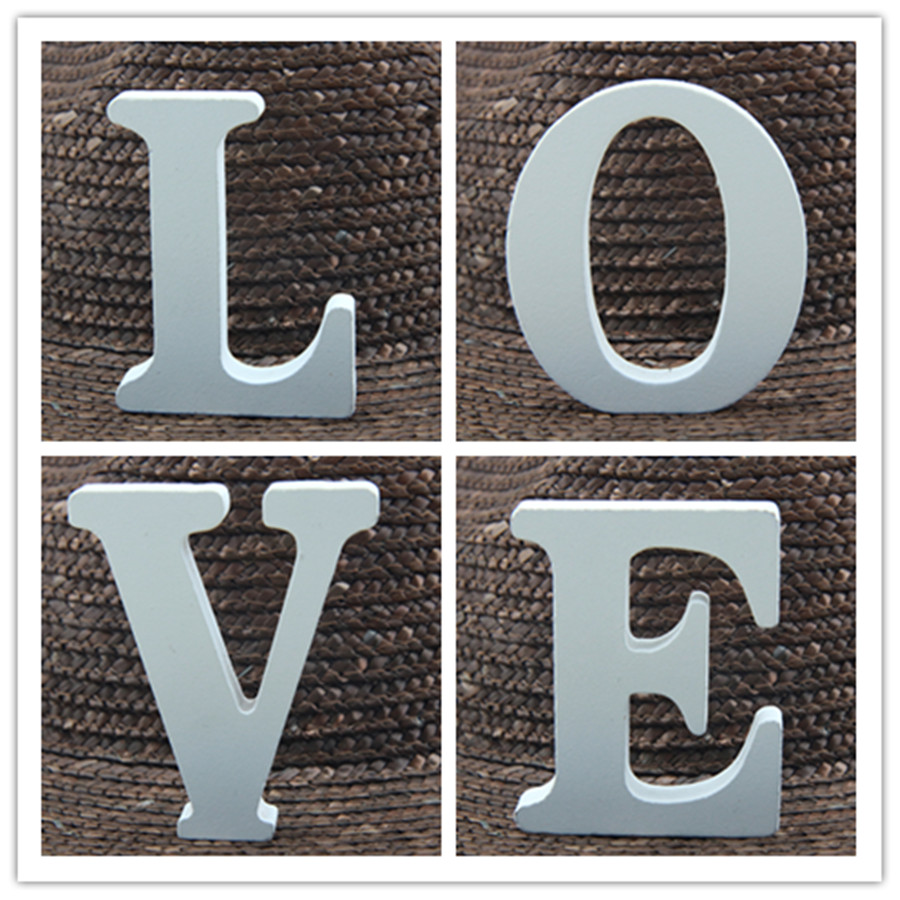 1pc 8CM White Wooden Letter En - Art Craft Letter A recensie en prijs