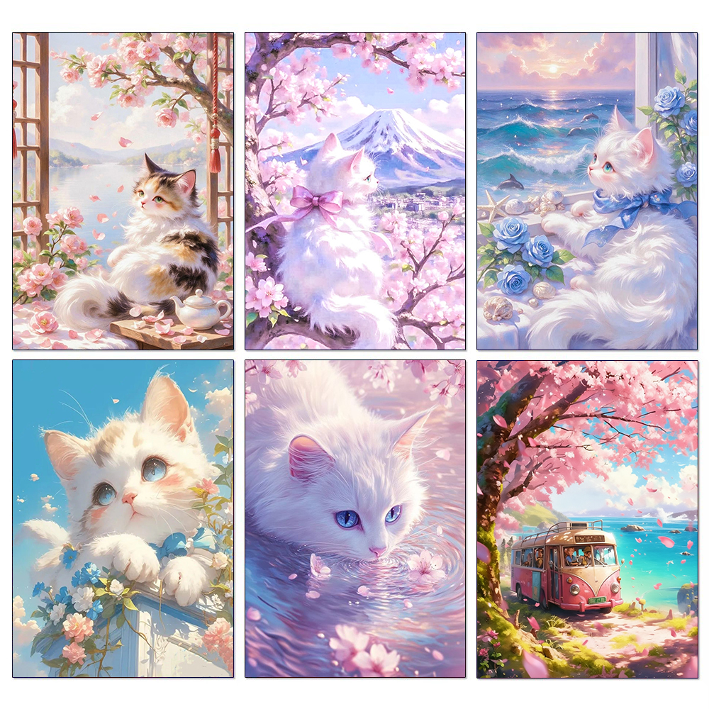 5D Diamond Painting Cat Lover  - Wallpaper Art And Craft recensie en prijs