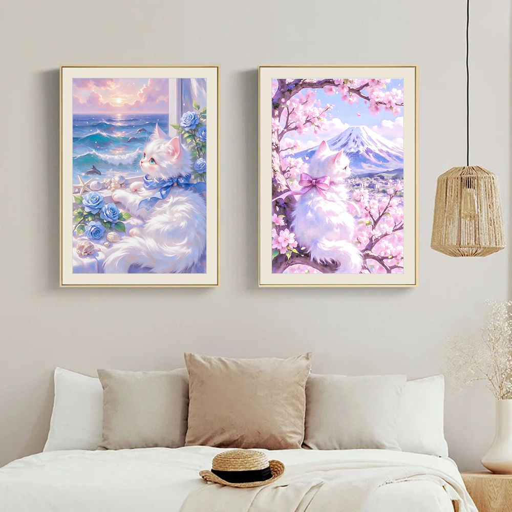 5D Diamond Painting Cat Lover  - Wallpaper Art And Craft recensie en prijs