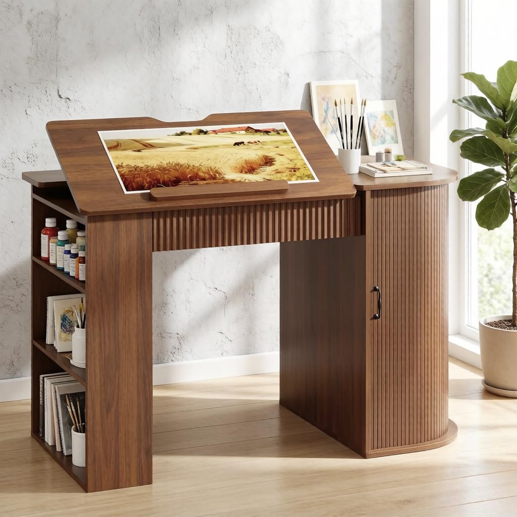 Drafting Table with Storage Ca - Art & Craft Job Vacancies recensie en prijs