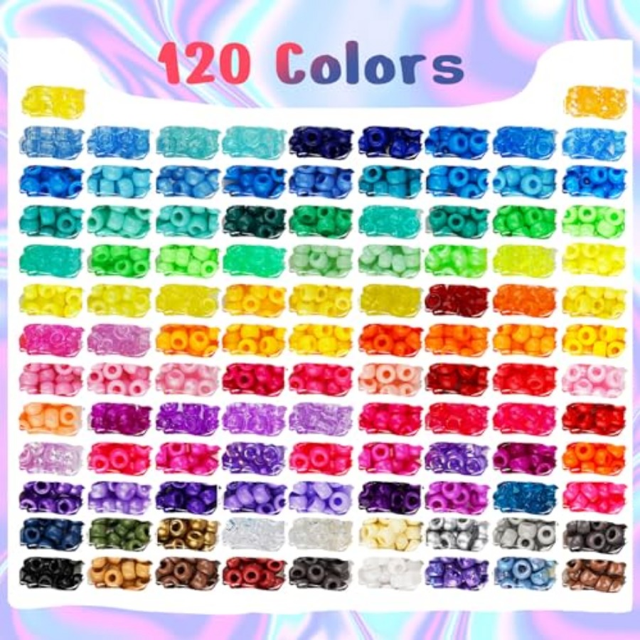 6 Boxes 20 Colors Pony Beads B - Art Craft Letter A recensie en prijs
