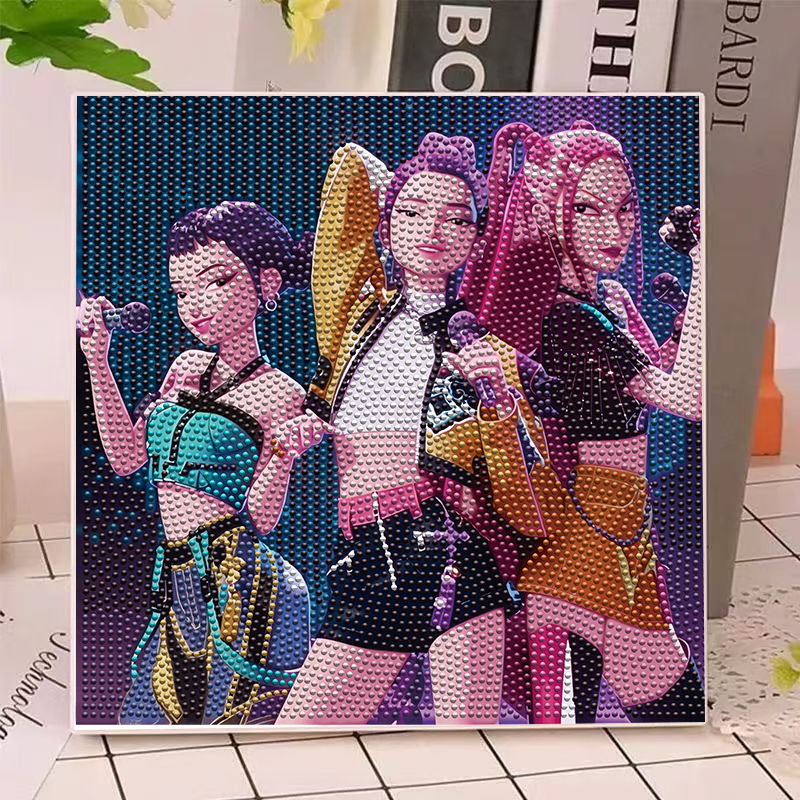 Anime Gilrs Lumi Mila Zoi K-po - Art Craft Painting recensie en prijs
