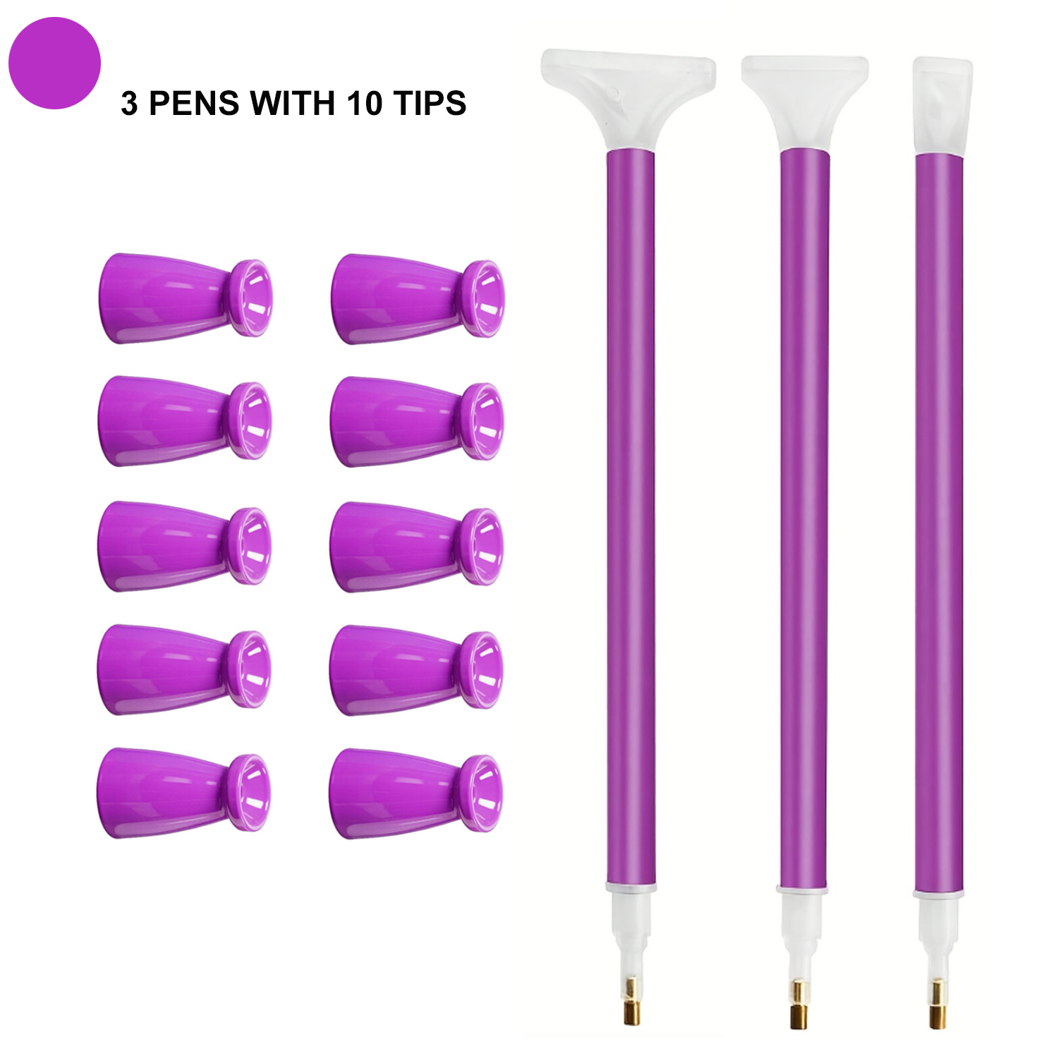 10 Silicone Tips & 3 Pens Diam - Art Craft Painting recensie en prijs