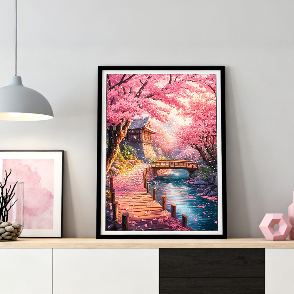 HUACAN Diamond Art House Lands - Wallpaper Art And Craft recensie en prijs