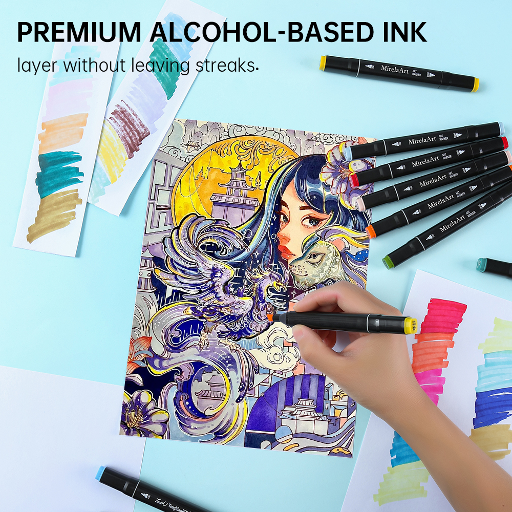 40/60/80/132/180/274 Colors Al - Illustration Marker Set recensie en prijs