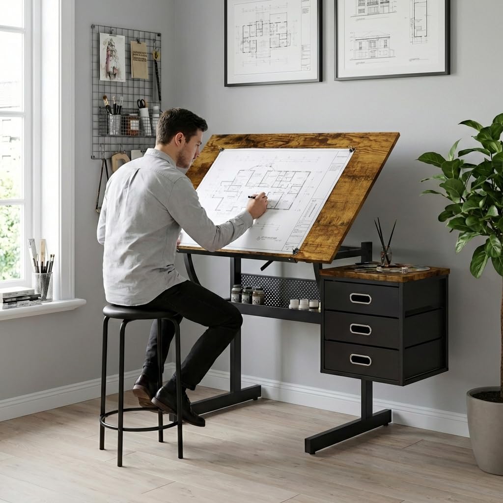 Adjustable Art Desk with Stora - Art & Craft Job Vacancies recensie en prijs