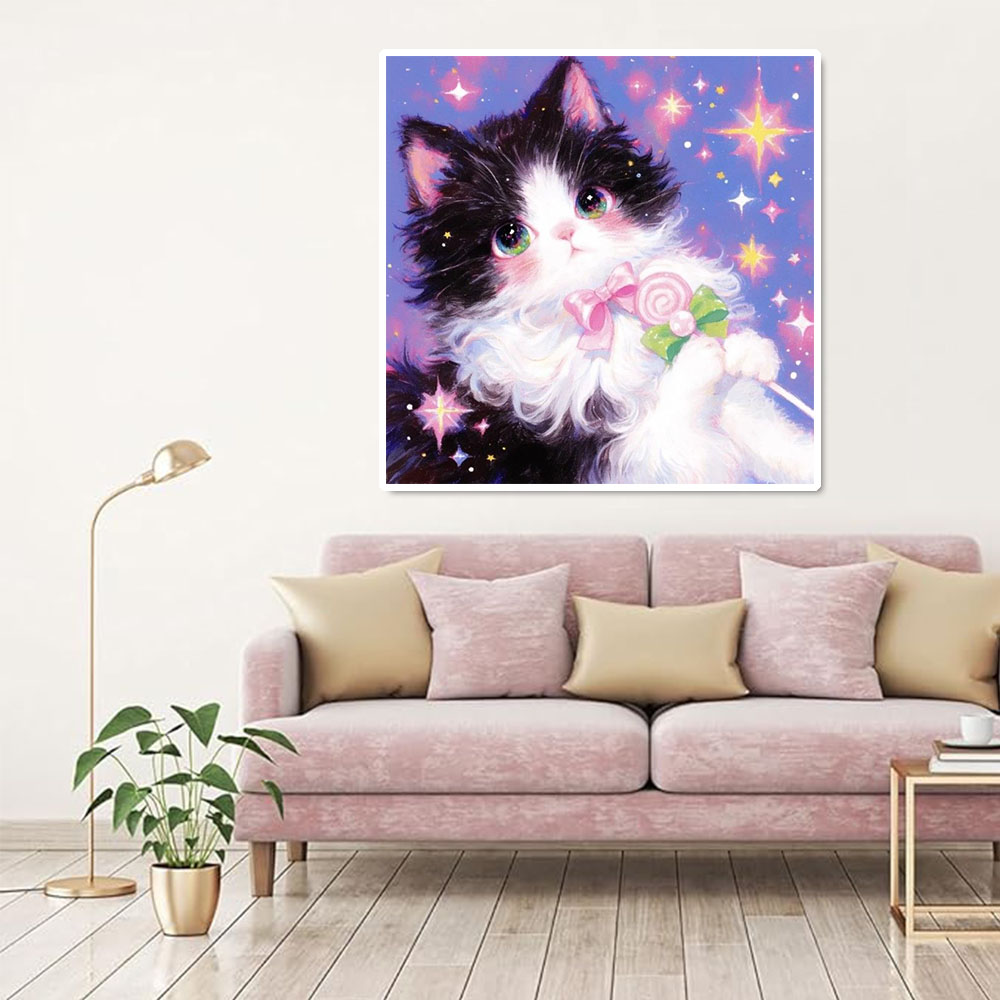 AB Diamond Painting Cute Cat F - Wallpaper Art And Craft recensie en prijs