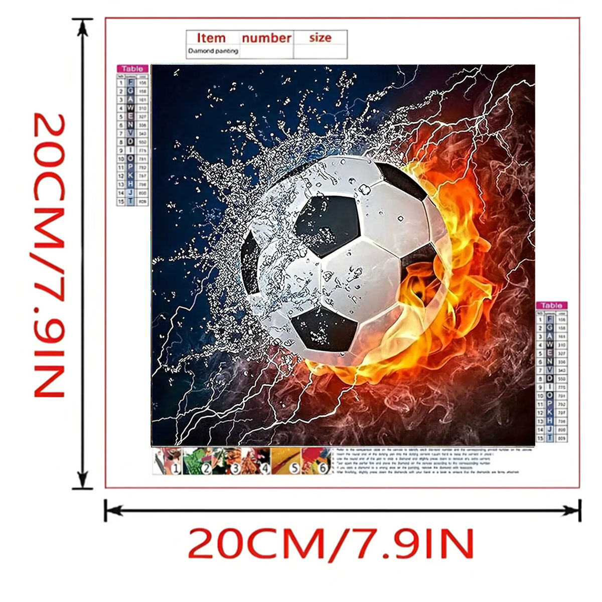 A Set of Football Diamond Pain - Art Craft Adult recensie en prijs