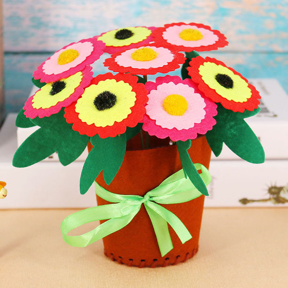 5Sets Flower Craft Kits Nonwov - Art Craft For Kindergarten recensie en prijs